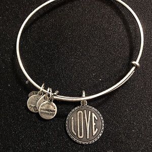 Alex and Ani Silver LOVE bracelet